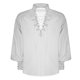 thumbnail image 1 of Ropa de escenario con cordones para hombre, camisa de manga larga con cuello levantado Pompotops oipoqjl52903, 1 of 6