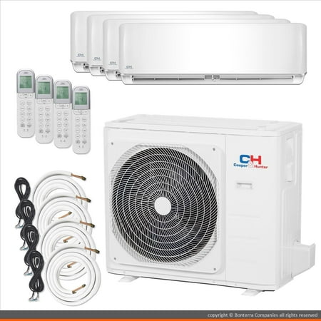 Cooper & Hunter Mini Split AC Heat Pump Multi 4 Zone 9000 18000 18000 18000 BTU