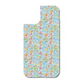 thumbnail image 3 of DistinctInk Custom SKIN / DECAL compatible with OtterBox Defender for iPhone 11 Pro MAX (6.5" Screen) - Preppy Pattern - Orange & Blue Flowers Floral, 3 of 5