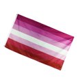 thumbnail image 2 of FELTECHELECTR 1 bandera arcoíris de poliéster lesbiana de moda, grande y duradera, para exteriores., 2 of 6