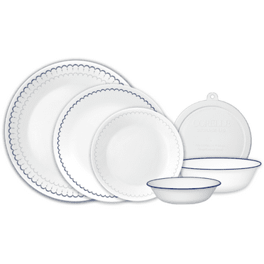Corelle Caspian Lace 66-Piece Glass Dinnerware Set (Service for 12)