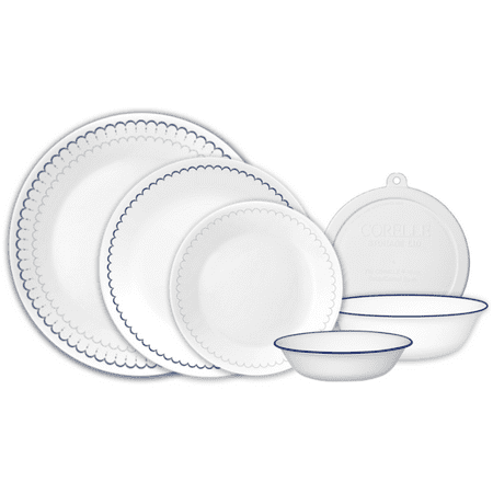 Corelle Caspian Lace 66-Piece Glass Dinnerware Set (Service for 12)