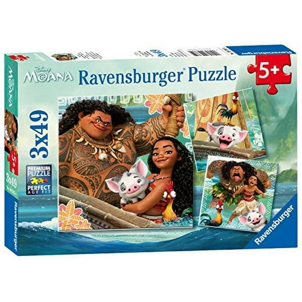 Rompecabezas Ravensburger Disney Moana Born To Voyage 49 piezas