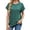 Dark Green, variant on Womens Tops Oversized Business Casual Shirts Loose Fit Short Sleeve Tshirts Summer Clothes Fashion Outfit Tech T Shirt
