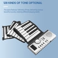 thumbnail image 3 of Teclado de Piano enrollable de 61 teclas Leyfeng portátil de silicona suave, 3 of 8