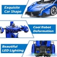thumbnail image 5 of Robot de coche Transform con control remoto de juguete con luces para niños, 5 of 5
