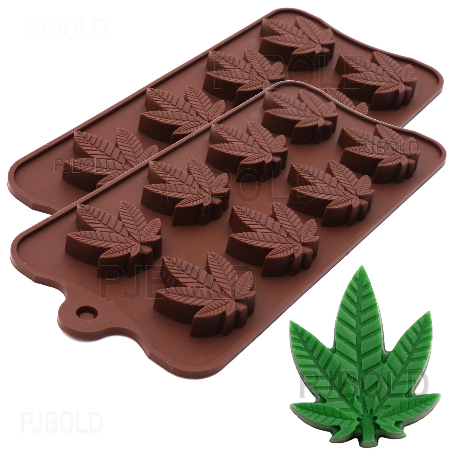 Marijuana Cannabis Hemp Leaf Silicone Molds Candy Weed Pot Mold