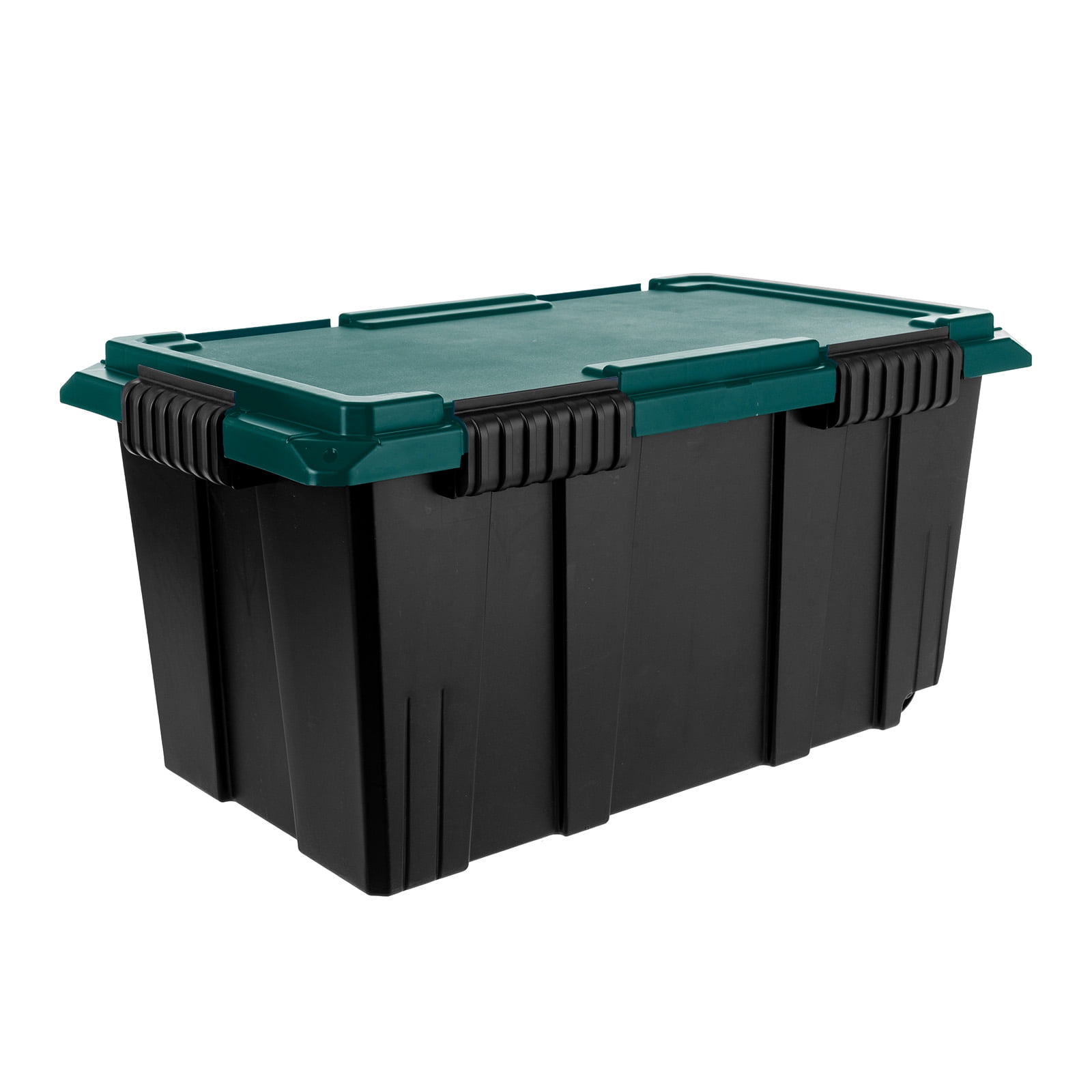 Remington® 20 Gal. Airtight Footlocker, Weathertight Storage Bins with Lids,Heavy Duty Containers 2 PK