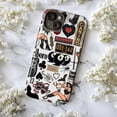 thumbnail image 5 of Vintage Tattoo Collage Phone Case, Retro Graphic and Iconic Illustrations iPhone Cover, Unique Artistic Protective Case for iPhone 17 16 15 14 13 12 11 Pro Plus Mini, 5 of 6