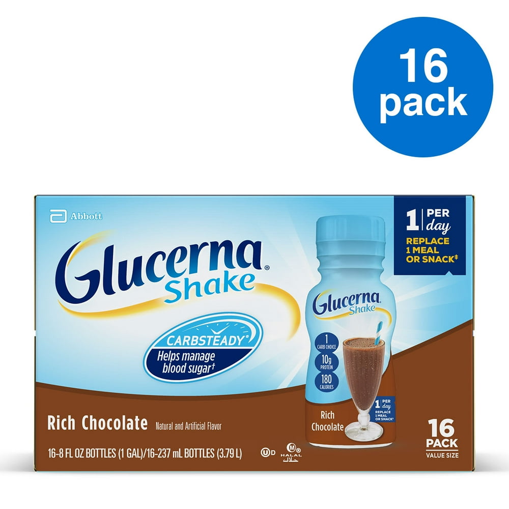 Glucerna, Diabetes Nutritional Shake, To Help Manage Blood Sugar, Rich