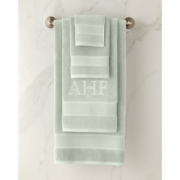 Ralph Lauren SPA GREEN Sanders Solid Antimicrobial Cotton Bath Towel, 30" X 56"
