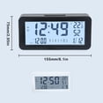 thumbnail image 4 of Advancent Reloj Digital retroiluminado, temperatura multifuncional, decoración de , relojes táctiles ligeros, recargable para dormitorio, sala Electrodomésticos, 4 of 6