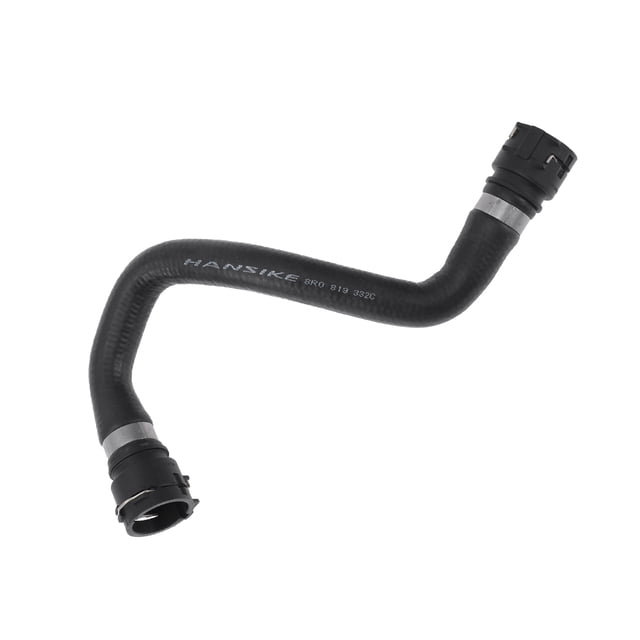 Manguera del radiador Unique Bargains No.8R0819332C para Audi Q5 2.0L 2013-2017 Goma Negra 1 Pc Tubería de entrada de aire caliente Buen sellado