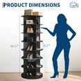thumbnail image 3 of M optimized 7 Tier Rotating Shoe Rack Tower, Freestanding Spinning Shoes Organizer, 360° Revolving Vertical Spinning Shoe Display, Round Shoes Storage Rack for Entryway, 3 of 8