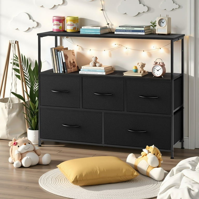 chinese dress ladies Amazon.com: Joaxswe Farmhouse 5 Drawer Dresser for Bedroom, 45