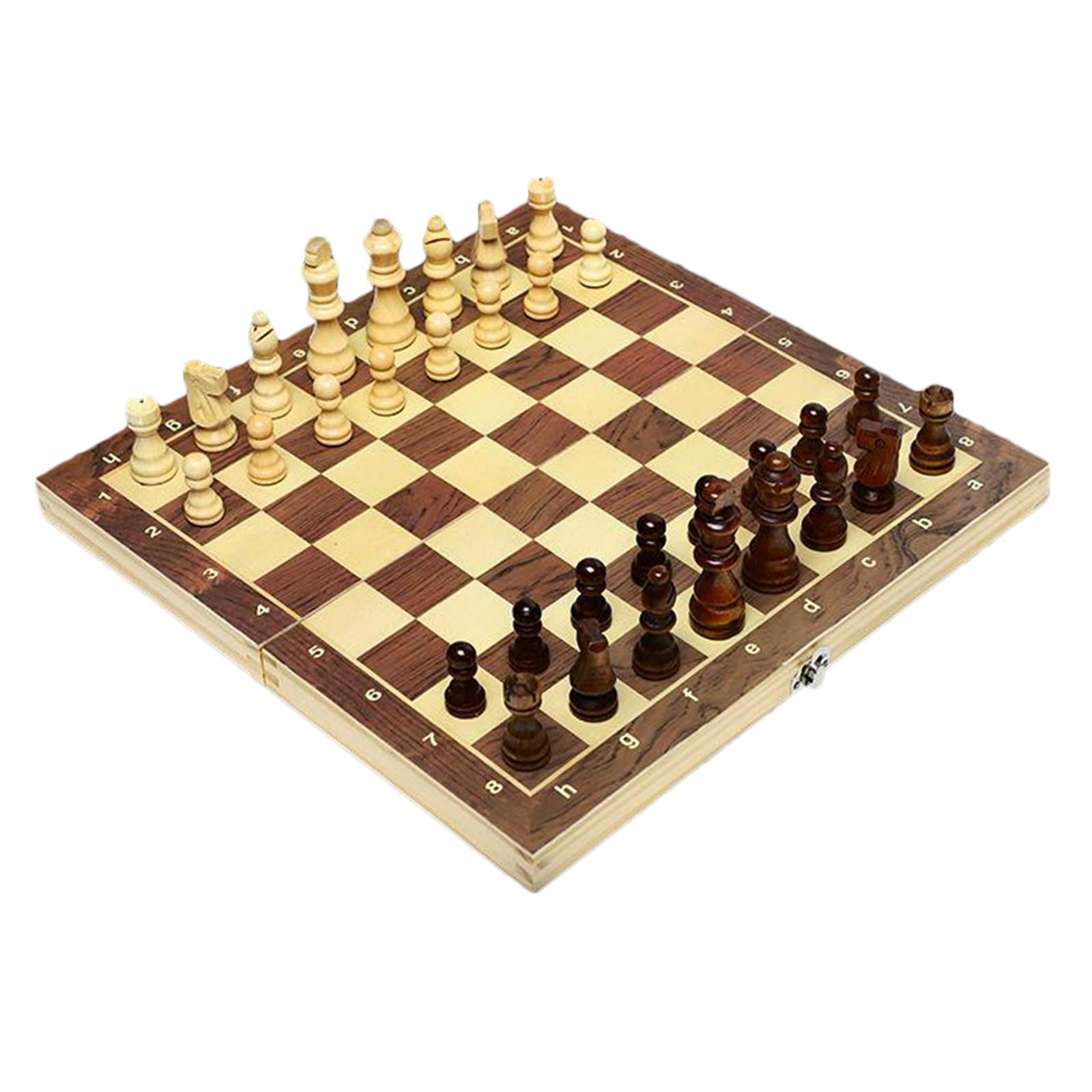 3in1large Magnetic Folding Chess Board Game Set High quality Chess size 34 x34cm 