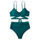 thumbnail image 1 of Traje de baño dividido para mujer a la moda, Bikini Sexy cruzado con estampado en la cintura Fridja nalpqowj54051, 1 of 4