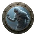 thumbnail image 2 of 1Pc Clearance Under $15 Porthole Wall Decoration Haunted Porthole For Bathroom, Resin Porthole Decor No Light D (E), 2 of 9