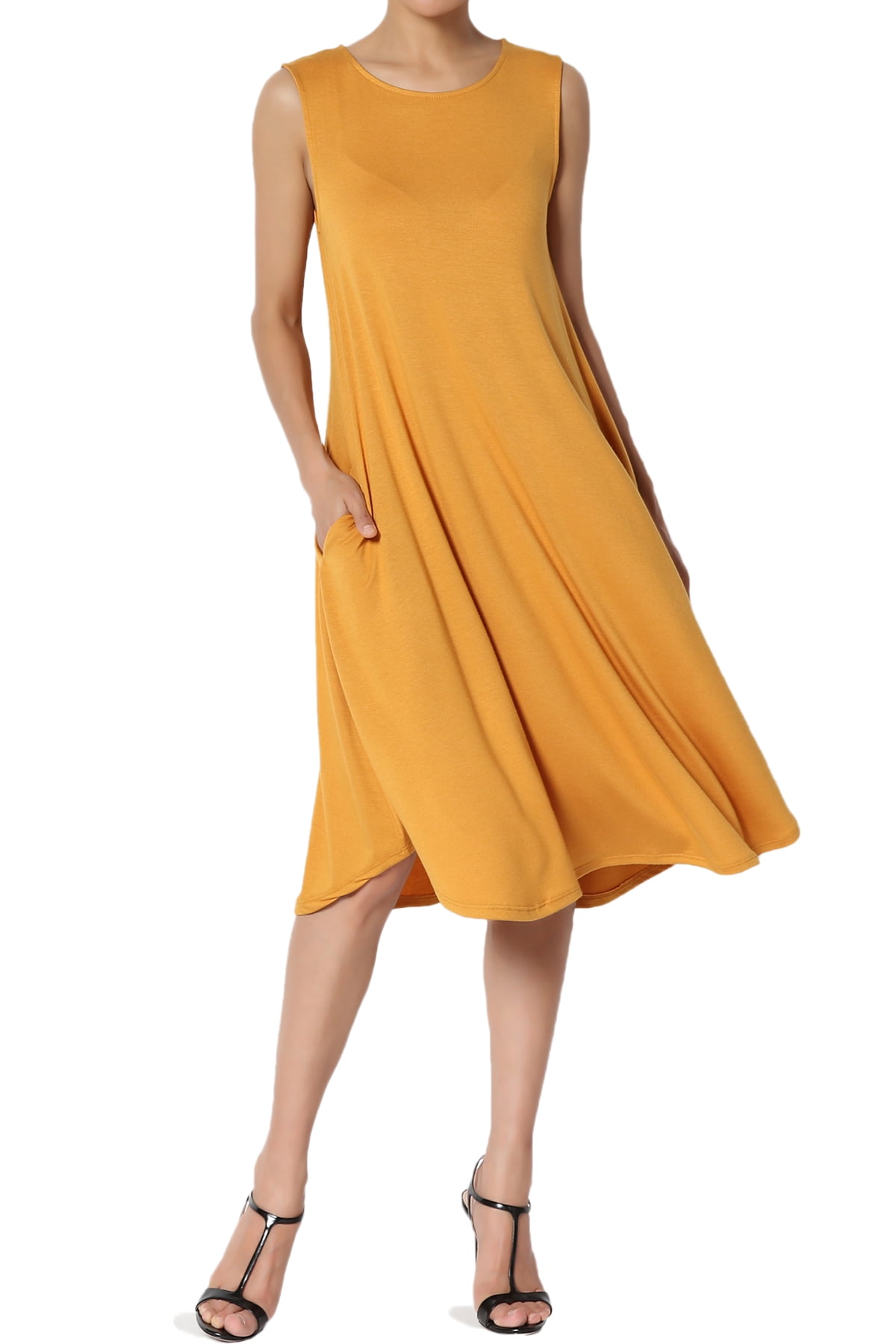 yellow casual dresses juniors