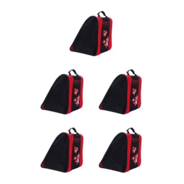 Toystoory Bolsa de transporte para patines de 3 capas para niños, patines de ruedas, patines en línea, patines de hielo, rojo Type2 NO2