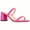Pink, variant on Women's Minimalist Chunky Heeled Mule Sandals Fashionable Elegant Summer Heeled Sandals Block Heel Square Toe Heeled Sandal