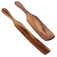 thumbnail image 4 of WORGEOUS 2 piezas de cocción herramienta de espátula de madera mango largo espátula de madera portátil espátula de cocinera antiadherente, 4 of 8