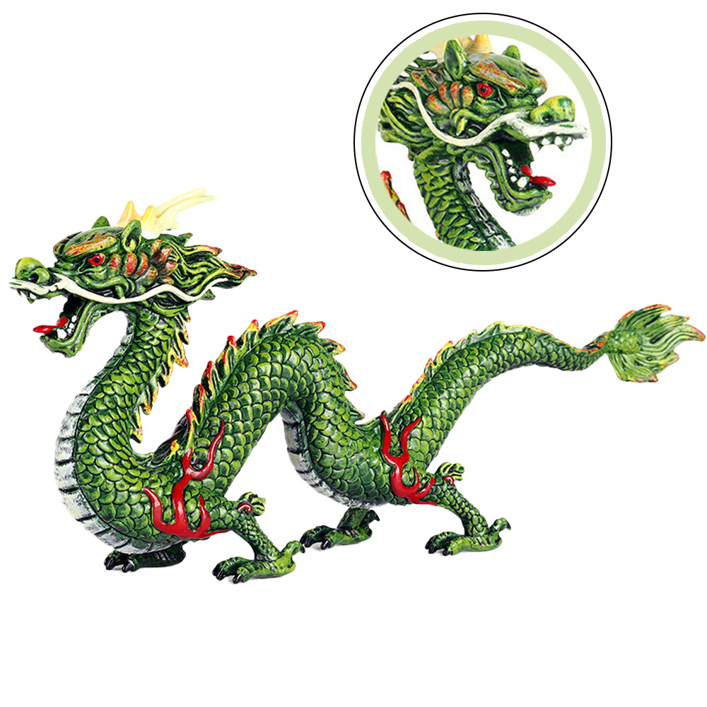 FUNNYFAIRYE Animal Model, Odorless Chinese Dragon Figure Cute