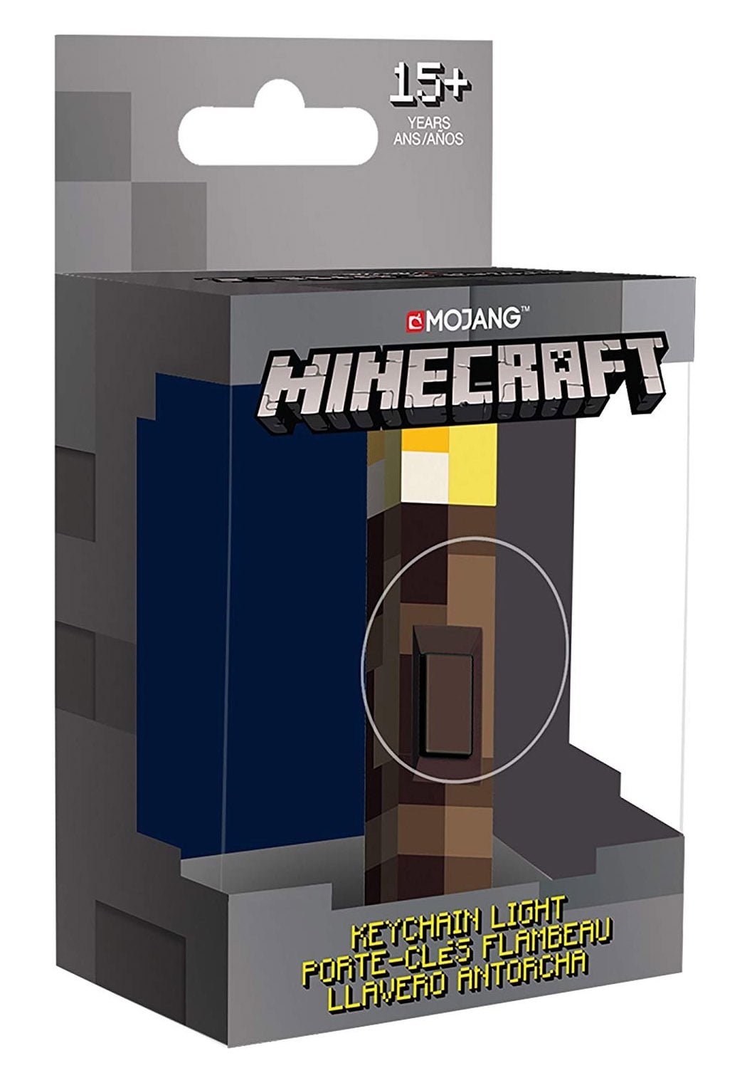 Minecraft torch hotsell keychain