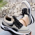 thumbnail image 4 of Women's Sneakers Breathable Knit Running Shoes Lightweight Comfortable Casual Walking Shoes For Women Men, 4 of 5