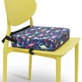 thumbnail image 1 of Asiento Booster Dznils para Mesa de Comedor Dinosaurio Azul Marino, 1 of 10