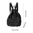 thumbnail image 3 of EQWLJWE Storage Totes,Storage Bag Organizer,Foldable Backpack Lightweight Sack Zippered Bag for Gym Travel Sports Daily Use Multi-Color Options for Men Women, 3 of 7