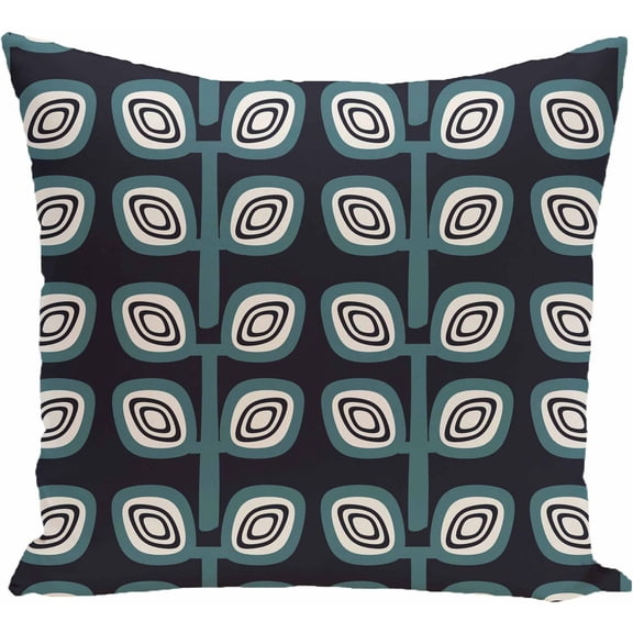 Simply Daisy Geometric Print Decorative Pillow, 16" x 16"