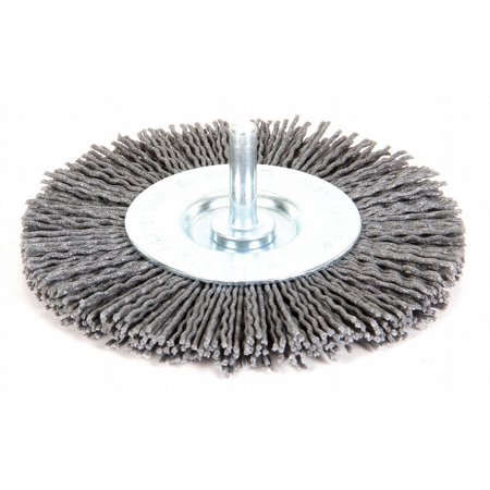 UPC: 0012382364335 | Weiler Wire Wheel Brush 4 In. 1/4 In. 4 500 RPM 90437
