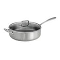 thumbnail image 1 of Tramontina Tri-Ply Clad 6 Qt Stainless Steel Covered Deep Sauté Pan, 1 of 9