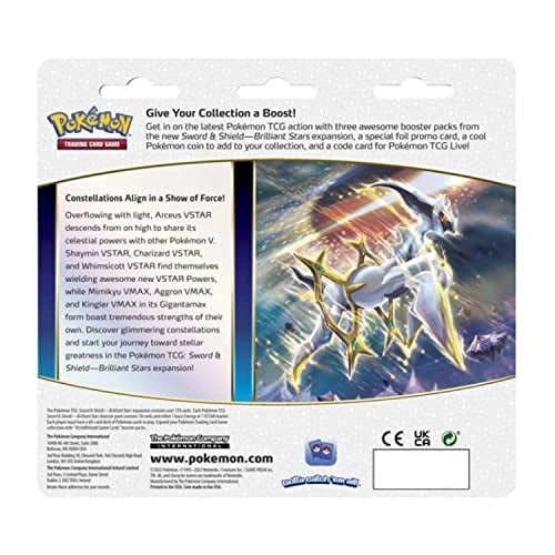 Pokemon SAS9 Estrellas brillantes Paquete de 3 Blister Leafeon Pokemon