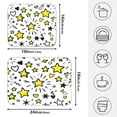 thumbnail image 4 of Hand Drawn Star Pattern Drying Dish Mat Quick Drying Absorbent Soft Durable for Kitchen 18" x 24", 4 of 10