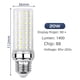 thumbnail image 1 of Bombilla LED de bajo consumo, bombilla de maíz, 16 W, 20 W, rosca E14, E27B22, protección IP20, eficiencia energética, 1 of 4