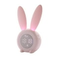 thumbnail image 1 of Reloj despertador digital NikouMX con forma de conejito para niños Durabilidad mejorada, 1 of 8
