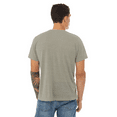 thumbnail image 5 of BELLA + CANVAS Texture Crew Neck T-Shirt for Men, Short Sleeve Tee, Cotton-Poly Blend, Stone Marble, M, 5 of 5