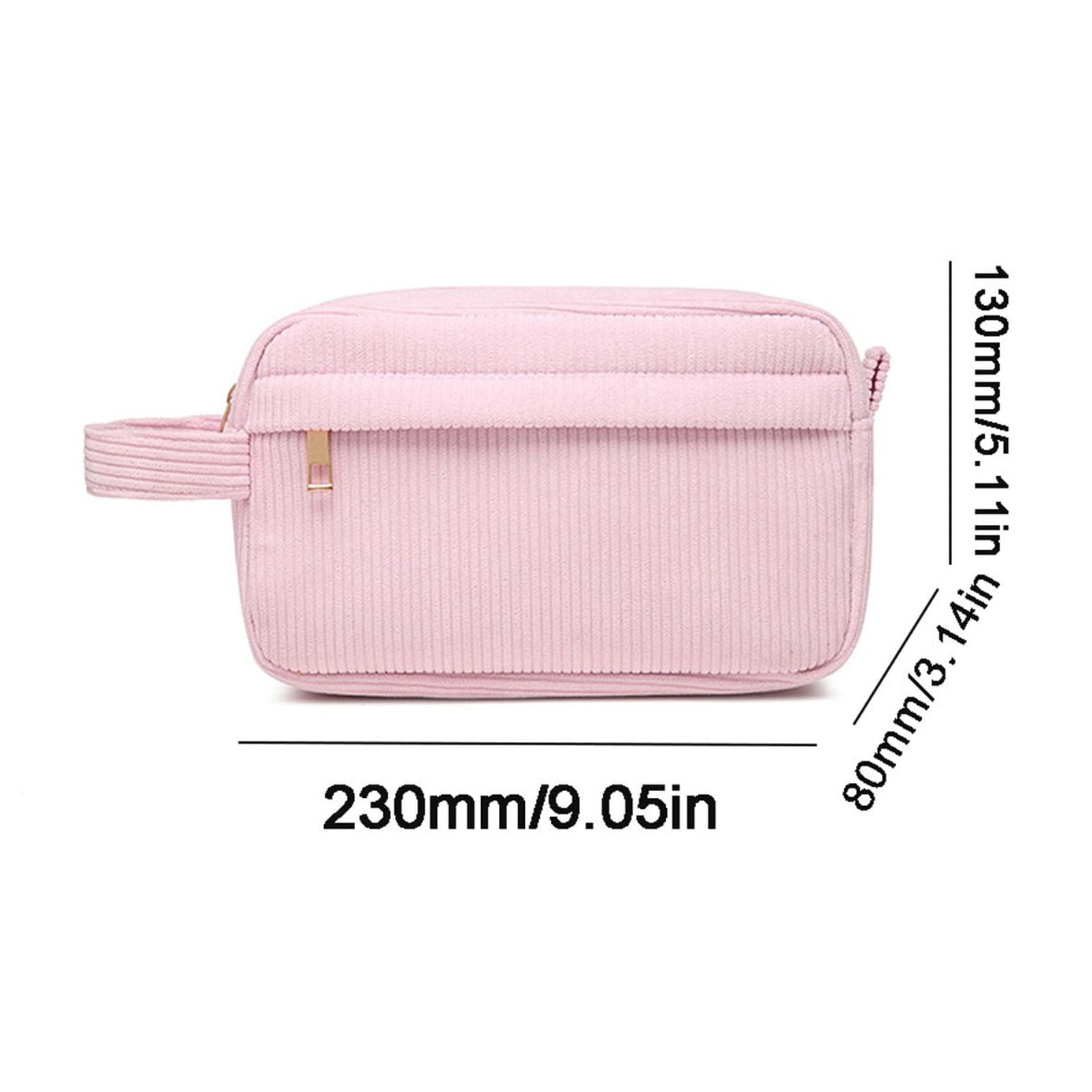 Fleur Velours Côtelé Sac Cosmétique Portable Maquillage Sac - Temu France - 10