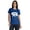 Blue, variant on Scoop-Neck Mama Bear Graphic Tshirt Short Sleeve Women Cotton Tee Casual
