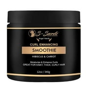 S-Secrets Buriti Fruit & Hibiscus Curl Enhancing Smoothie for Curly, Coily, Kinky Hair 12-Floz