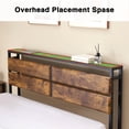 thumbnail image 5 of EastVita Queen Bed Frame with Storage headboard Metal Platform Bed Frame Wood Headboard, Mattress Foundation, No Box Spring Needed, 5 of 6