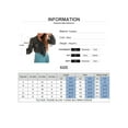 thumbnail image 3 of YAGHYAGH Womens Spring Tie Bow Long Sleeve Ruffled Frill Blouse Shirt Tops, 3 of 3