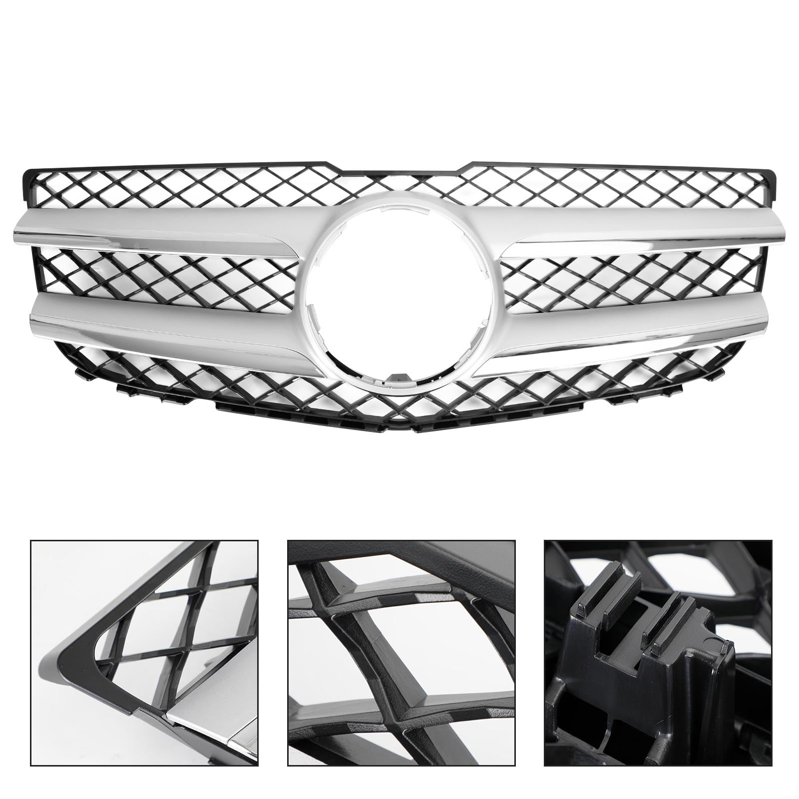 Front Hood Bumper Grill Grille 2048802983 Fit for Mercedes-Benz  