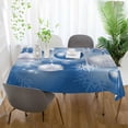 thumbnail image 5 of GZHJMY Christmas Blue Balloons Outdoor Tablecloth 60x90In,Rectangle Table Cover Kitchen Dinner for Outdoor and Indoor Party Holiday Hotel BBQ-Christmas124 Home Decor, 5 of 7
