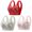 Multicolor 04, variant on 3 Pc Lace Wireless Bras for Women Comfort Push-up Plus Size Tank Top Bra Lace Print Padded Stretchy Full Coverage Bralette, Multicolor