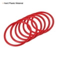 thumbnail image 4 of Uxcell 8cm Plastic Carnival Ringtoss Rings Game Hoop 24 Pack (Green, Orange, Red, Yellow), 4 of 5