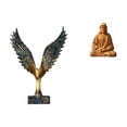 thumbnail image 1 of Estatua De Resina Con Alas Extendidas Del Sagrado Corazón, Escultura, Adorno De Feng Shui, Figura Católica, Jesús Decorativo, Coleccionable Para Pasillo, Dormitorio, Oficina, Escritorio,, 1 of 8