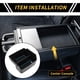 thumbnail image 2 of Bandejas organizadoras del consola central Unique Bargains para Jeep Wrangler JK JKU Rubicon Sport 2011-2018, bandeja de inserción para almacenamiento en el reposabrazos, plástico negro azul, 2 of 6
